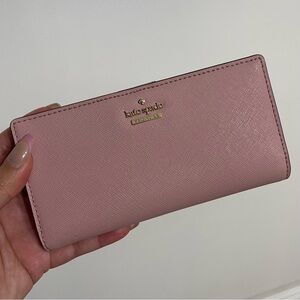 NWT! Kate Spade Cameron St Stacy Wallet Pink Bonnet